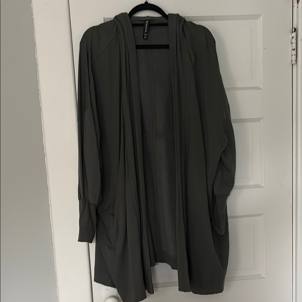 Athleta Slouchy Cardigan with Hood